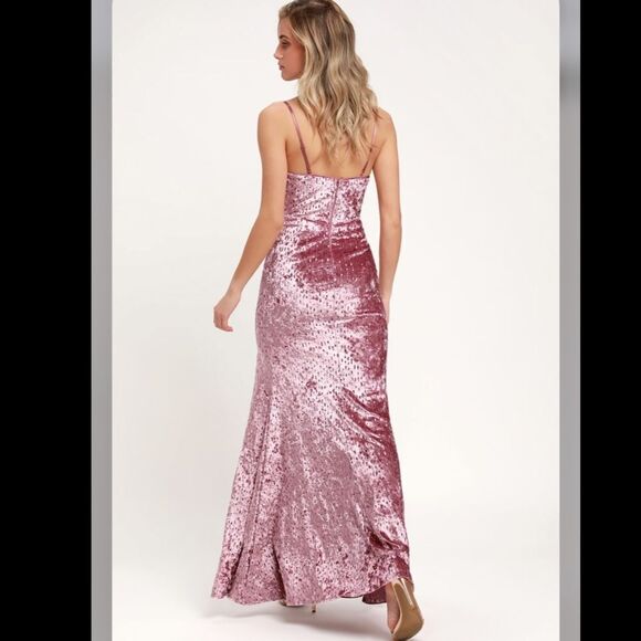Lulus Simply Elegant Blush Pink Sequin Maxi Dress - Picture 5 of 7